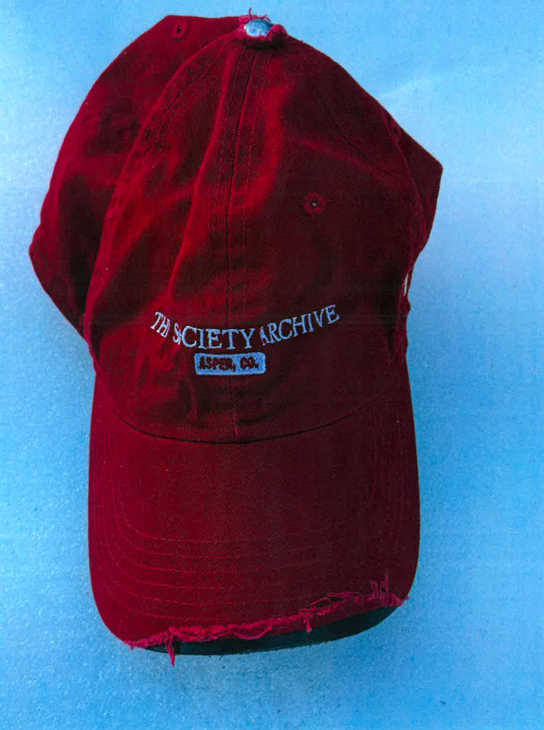 THE SOCIETY SECT ASPEN CAP IN SKI PATROL RED