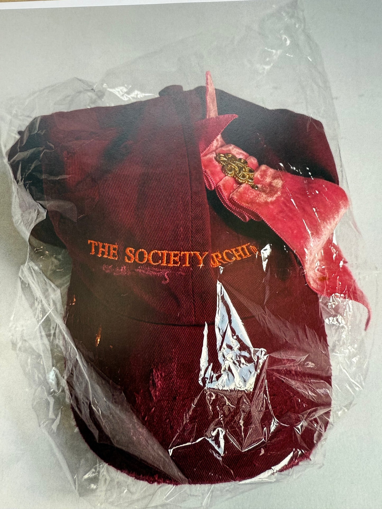 SOCIETY SECT CAP HARVARD/PUMPKIN